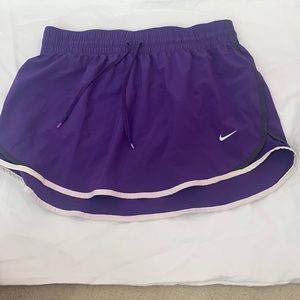 Purple Nike athletic skirt